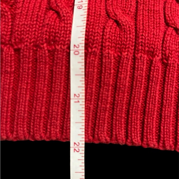 Lauren by Ralph Lauren Red Women’s Cable Knit Sweater - Picture 5 of 6